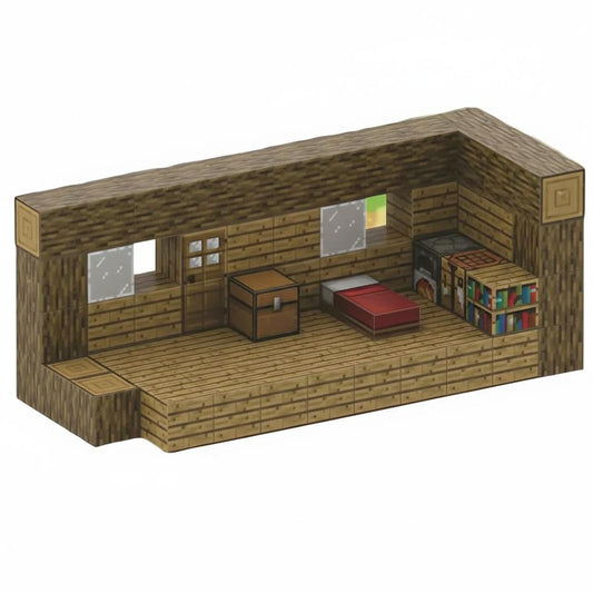Klocki Magnetyczne Minecraft Domek 80szt
