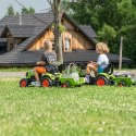  Traktor Claas Zielony na Pedały z Przyczepą + Klakson od 2 Lat.