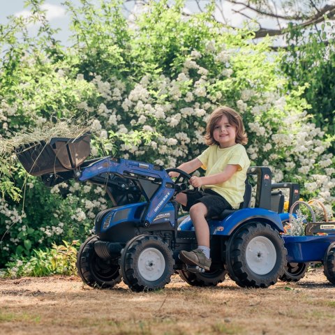  Traktor na Pedały New Holland T8 z Łyżką i Przyczepą 3-7 lat