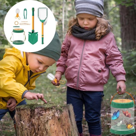 WOOPIE Discovery Zestaw Małego Odkrywcy Natury Siatka na Owazdy Motyle Pojemnik na Ryby