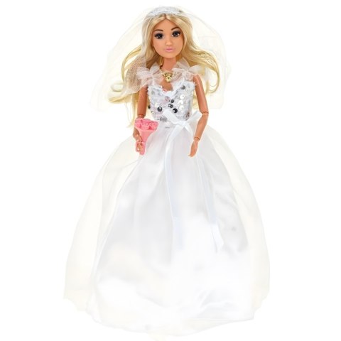 WOOPIE ROYAL Lalka Lily 30 cm Panna Młoda Suknia Ślubna Akcesoria