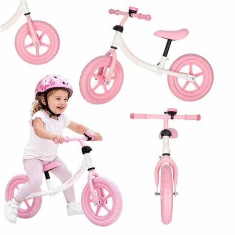Rowerek biegowy Trike Fix Balance z dzwonkiem różowy