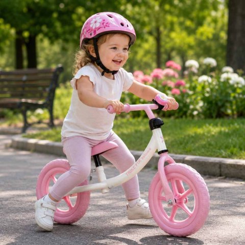 Rowerek biegowy Trike Fix Balance z dzwonkiem różowy