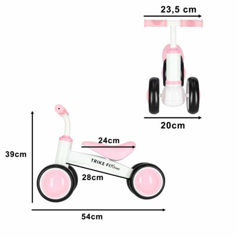 Rowerek biegowy Trike Fix Tiny V2 rower jeździk różowy