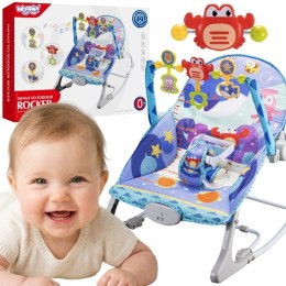 WOOPIE BABY Bujaczek Leżaczek 2w1 Krab Interaktywny Wibracje Melodie