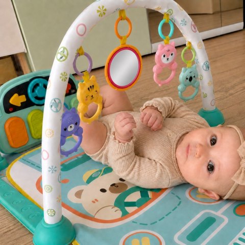 WOOPIE BABY Interaktywna Mata Edukacyjna z Pianinkiem 10el. Dźwięki