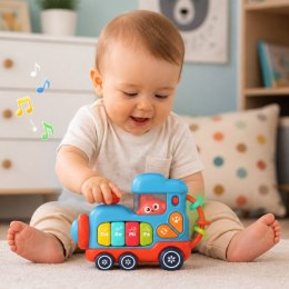 WOOPIE BABY Interaktywne Muzyczne Pianinko Lokomotywa