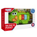WOOPIE BABY Pianinko Interaktywne Krokodyl Organki Muzyczne Dźwięki Światło 18m+