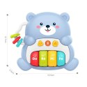 WOOPIE BABY Pianinko Interaktywne Muzyczny Miś 1 el.