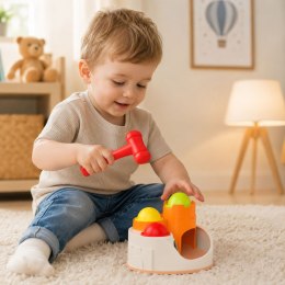 WOOPIE BABY Wbijak Przebijanka Zamek Kule Młotek Zabawka Edukacyjna 12m+