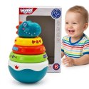 WOOPIE BABY Zabawka Sensoryczna Dino Układanka Piramidka dla Niemowląt