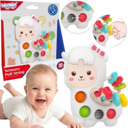 WOOPIE BABY Zabawka Sensoryczna Manipulacyjna Montessori Lama 18m+