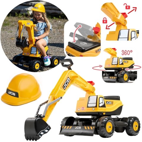  Koparka JCB DIGGER Obrotowa Żółta Ruchoma Łyżka Od 3 Lat.