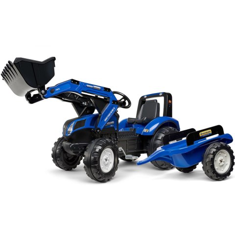  Traktor na Pedały New Holland T8 z Łyżką i Przyczepą 3-7 lat