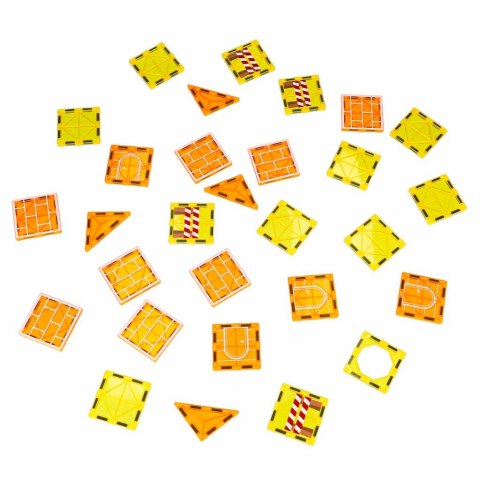 Klocki magnetyczne konstrukcyjne 3D budowa maszyny budowlane 92 elementy