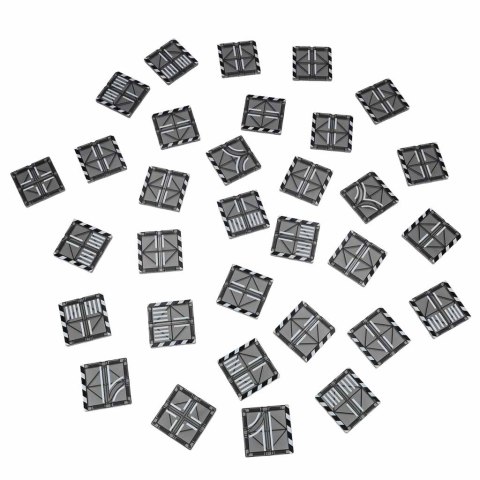 Klocki magnetyczne konstrukcyjne 3D miasto samochody 91 elementów