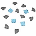 Klocki magnetyczne konstrukcyjne 3D miasto samochody 91 elementów