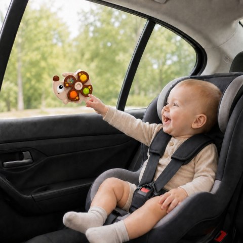 WOOPIE BABY Bączki Spinery Sensoryczne Przyssawki Zwierzątka 3 el.
