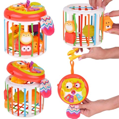 WOOPIE BABY Walec Kostka Sensoryczna Interaktywny Bębenek