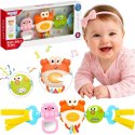 WOOPIE BABY Zawieszka do Wózka Łóżeczka Sensoryczna Grający Krab Lusterko Rybka 6m
