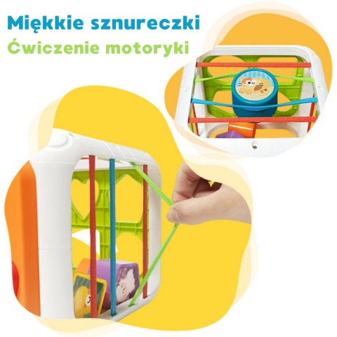 BABY Kostka Edukacyjna Sorter 4w1 Kształty 18m+