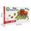  GREEN Mega Farma Figurki Zwierząt Stajnia Obora Kurnik 18 el.
