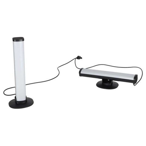 Lampka na biurko LED gamingowa RGB kolumny słupki na pilot zestaw 2 sztuki