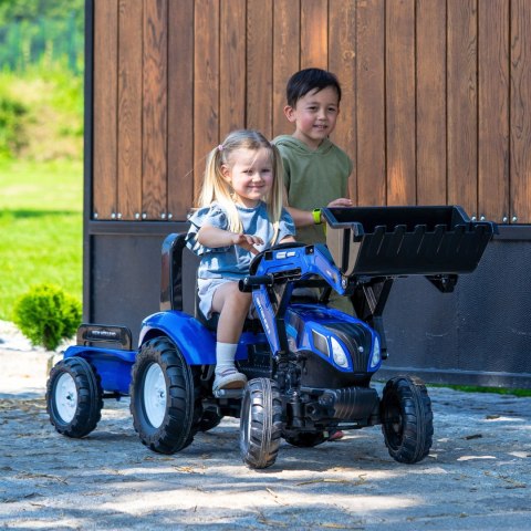  Traktor na Pedały New Holland T8 z Łyżką i Przyczepą 3-7 lat