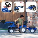  Traktor na Pedały New Holland T8 z Łyżką i Przyczepą 3-7 lat