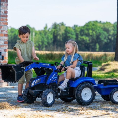  Traktor na Pedały New Holland T8 z Łyżką i Przyczepą 3-7 lat