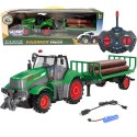  Traktor z Przyczepą na Pilota Sterowany RC - Skala 1:24