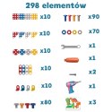  Zestaw Majsterkowicza Klocki Dinozaur Śrubki