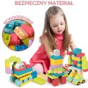  Duże Klocki Konstrukcyjne Edukacyjne dla Dzieci 86 el. - Wyparzanie w 120 stopniach