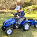 FALK Traktor na Pedały New Holland z Przyczepą i Otwieraną Maską 2-5 lat