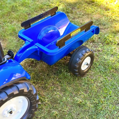 FALK Traktor na Pedały New Holland z Przyczepą i Otwieraną Maską 2-5 lat