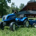 FALK Traktor na Pedały New Holland z Przyczepą i Otwieraną Maską 2-5 lat