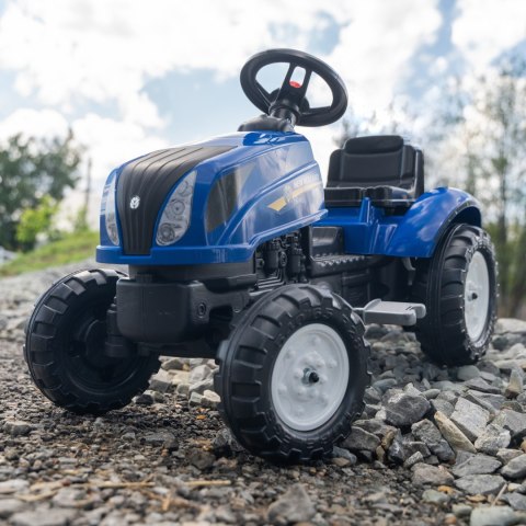 FALK Traktor na Pedały New Holland z Przyczepą i Otwieraną Maską 2-5 lat