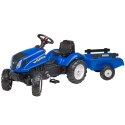 FALK Traktor na Pedały New Holland z Przyczepą i Otwieraną Maską 2-5 lat
