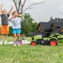 Falk Traktor na Pedały Claas z Przyczepą i Łyżką Zielony dla Dzieci 2-5
