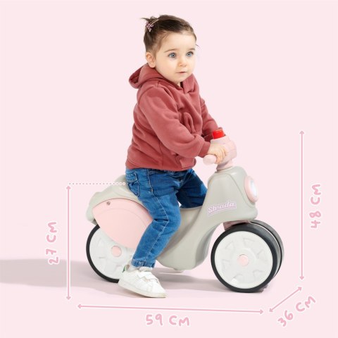  Jeździk Scooter Strada Retro Dla Dziewczynki Ciche Opony od 1 Roku