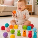 WOOPIE BABY Sensory Puzzles Squeeze Puzzle Sound Learning to Count 20 el.