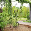 Pergola podpora LUARO ogrodowa na kwiaty stojak na róże pnące piramida metalowa