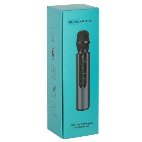 Mikrofon bezprzewodowy karaoke dla dzieci głośnik Bluetooth 2000mAh karta SD USB wysoka jakość złoty