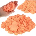 Piasek sensoryczny dla dzieci 1kg w woreczku pomarańczowy