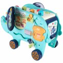 Słonik tablica manipulacyjna montessori wbijak sorter klocki młotek 26cm