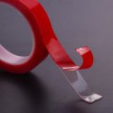 Taśma dwustronna samoprzylepna akrylowa montażowa transparentna mocna 20mm x 3m