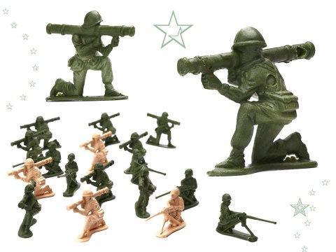 307el. Żołnierzyki baza wojskowa figurki zestaw