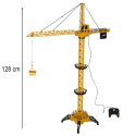 Dźwig Żuraw budowlany zdalnie sterowany RC z hakiem 4CH 128cm