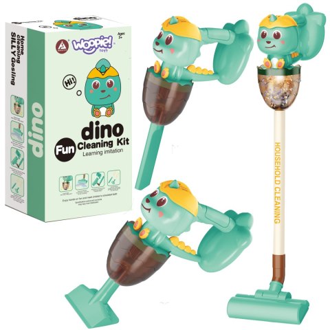  Interaktywny Odkurzacz Dino 3w1 Funkcja Ssania Światło Dźwięk