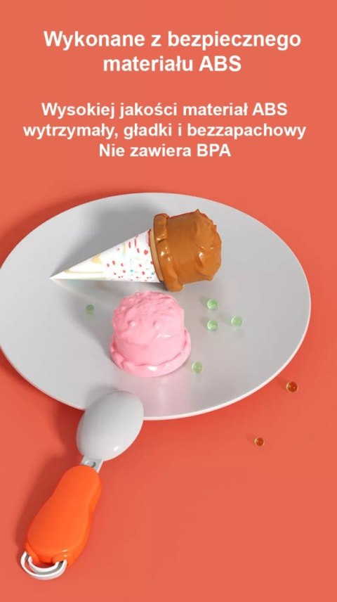  Zestaw Małego Kucharza Lodziarnia Sklepik w Plecaku 36 el.
